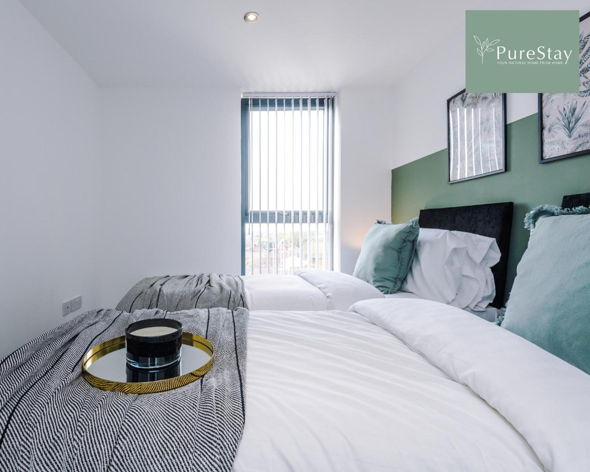 Stunning Two Bed Apartment By Purestay Short Lets & Serviced Accommodation Manchester With Free Parking & Wifi Exterior photo